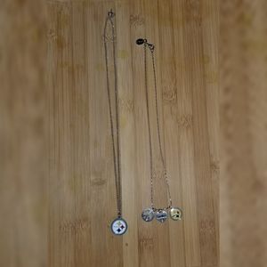 2  NFL Steelers Necklaces